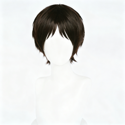 【In Stock】Anime Attack On Titan Cosplay エレン・イェーガー Eren Yeager ミカサ・アッカーマン Mikasa Ackerman Cosplay Wig