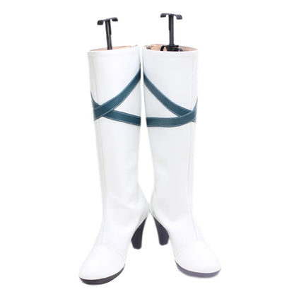 Game Valorant Cosplay Sage Cosplay White Color Long Boots  Cosplay Shoes