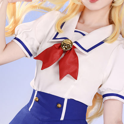 【Pre-Sale】Anime Aikatsu! Cosplay Summer School Uniform Cosplay Costume Premium Edition