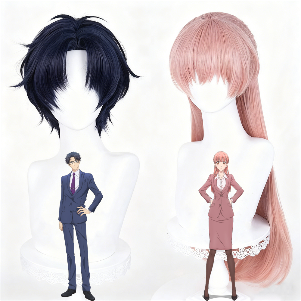 【In Stock】Anime Wotakoi: Love Is Hard for Otaku Cosplay Narumi Momose & Hirotaka Nifuji Cosplay Wig