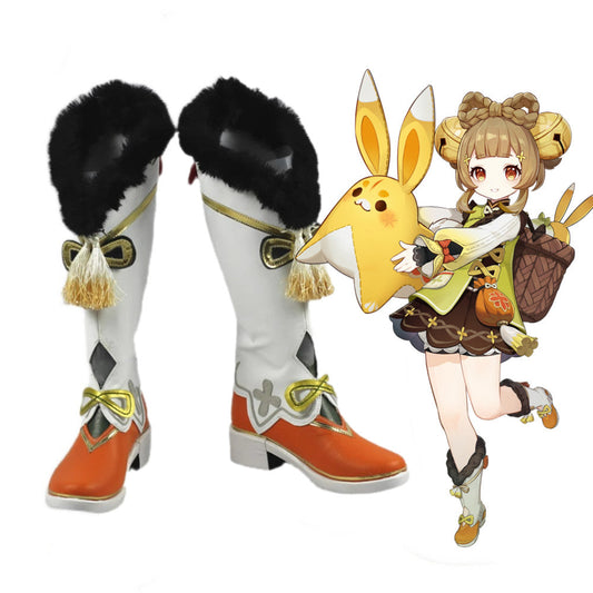 Game Genshin Impact Cosplay Yaoyao Cosplay Shoes - Cosplay Shoes Boots