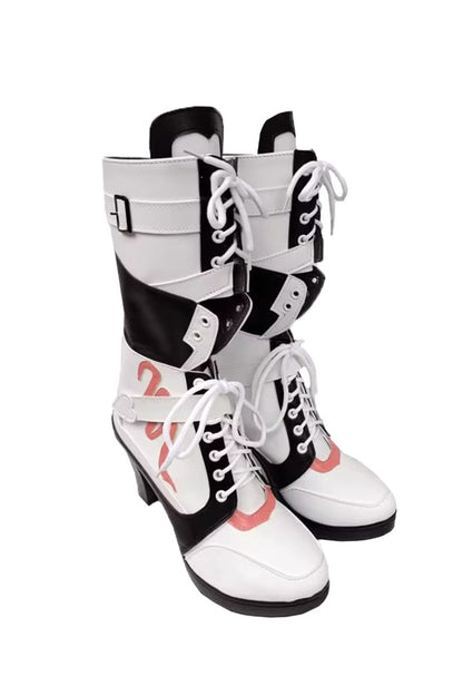Game Goddess of Victory: Nikke Cosplay Viper White Color Long Boots Cosplay Shoes