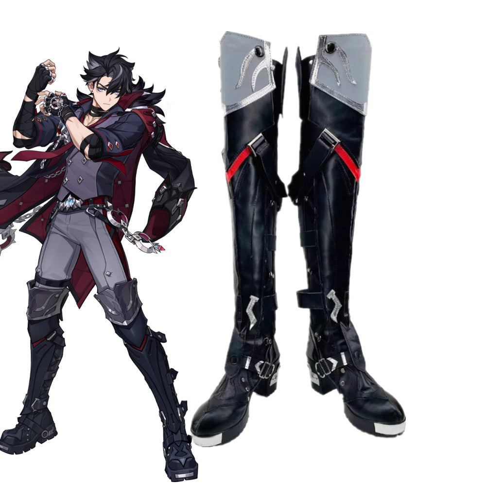Game Genshin Impact Cosplay Wriothesley Cosplay Shoes High Heels