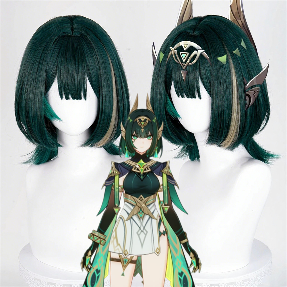 【In Stock】Game Genshin Impact Cosplay Nefer Cosplay Wig