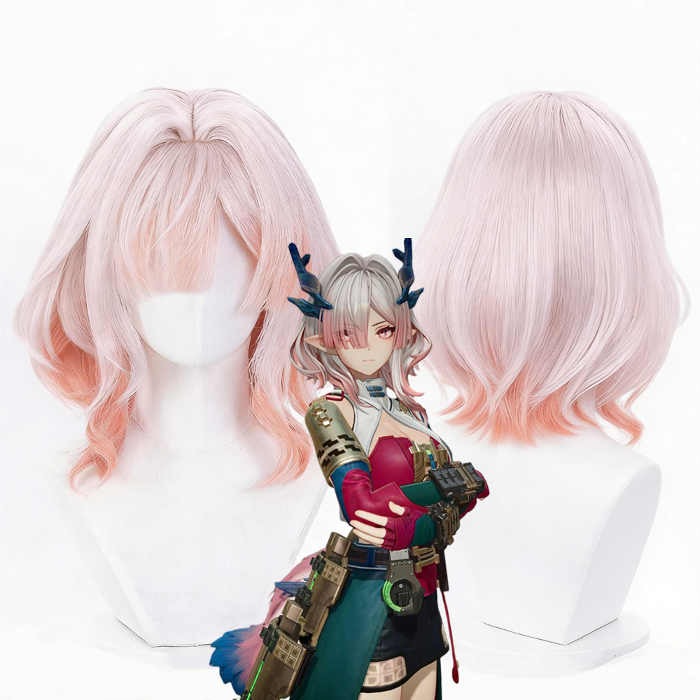 【In Stock】Game Arknights:Endfield Cosplay Mi Fu Cosplay Wig