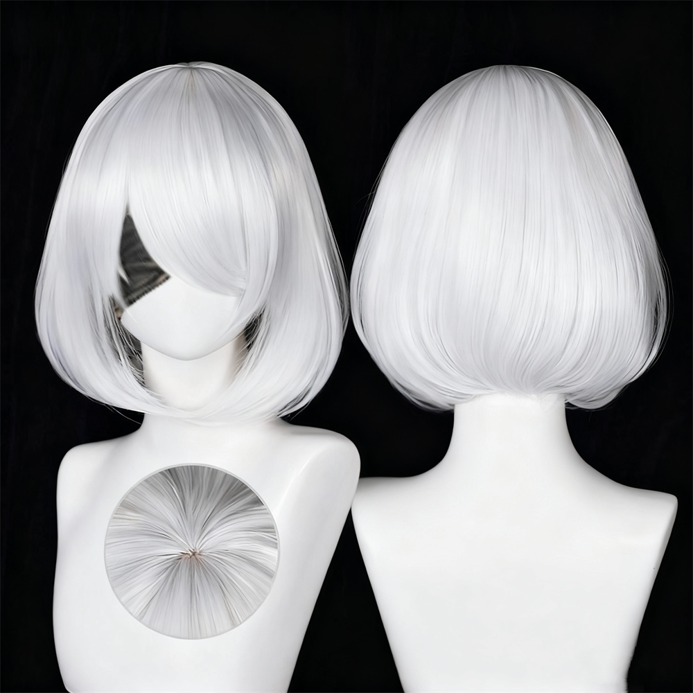 【In Stock】Game NieR: Automata Cosplay YoRHa No.2 Type B Cosplay Wig