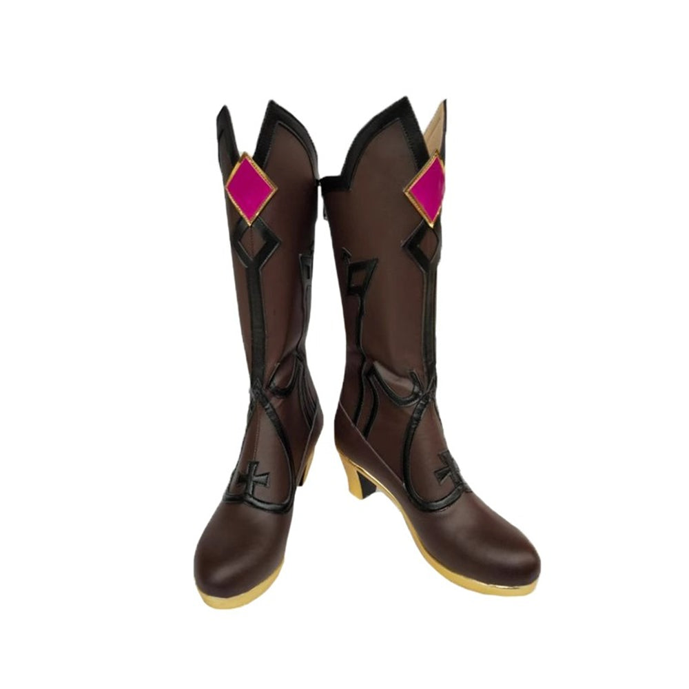 Game Genshin Impact Cosplay Fischl von Luftschloss Narfidort Cosplay Shoes - Cosplay Shoes Boots