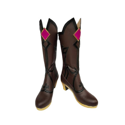 Game Genshin Impact Cosplay Fischl von Luftschloss Narfidort Cosplay Shoes - Cosplay Shoes Boots