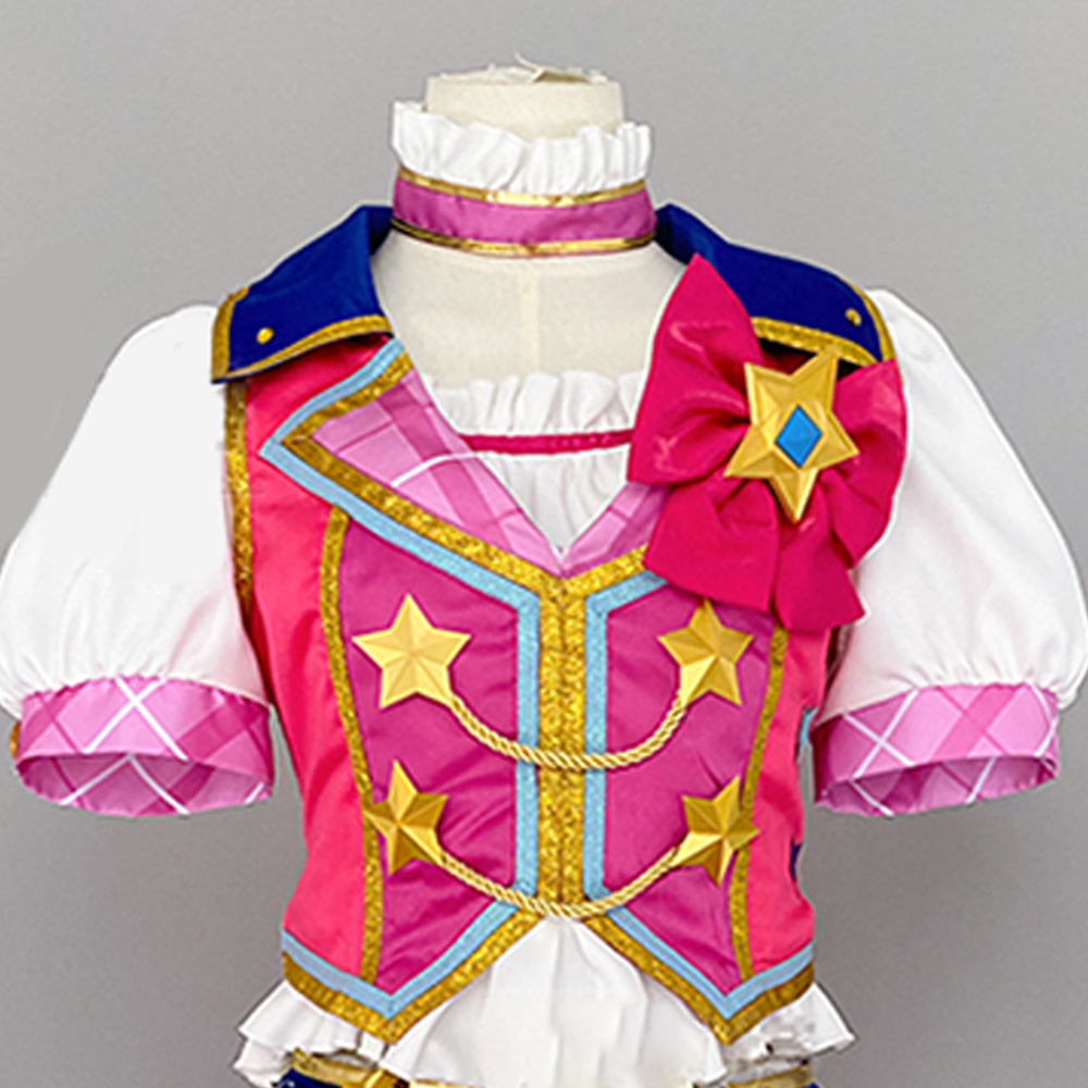 【In Stock】Anime Aikatsu! Cosplay Nijino Yume School Uniform Cosplay Costume
