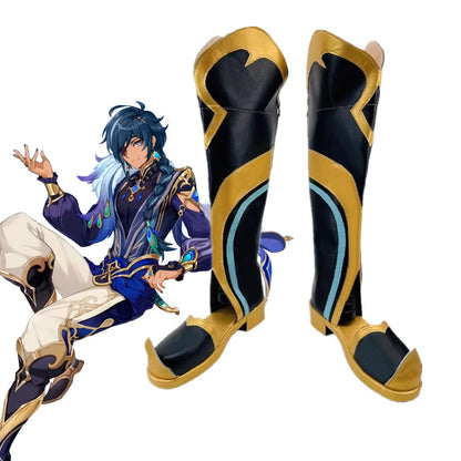 Game Genshin Impact Cosplay Kaeya Cosplay Shoes