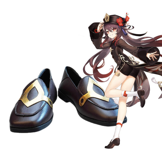 Game Genshin Impact Cosplay HuTao Cosplay Shoes - Cosplay Shoes Boots