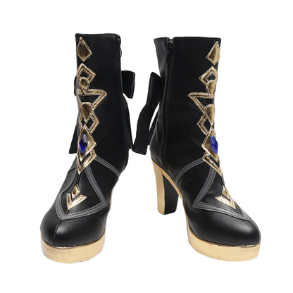 Game Genshin Impact Cosplay Navia Cosplay Shoes - Shoes Style2 / 35 - Cosplay Shoes Boots