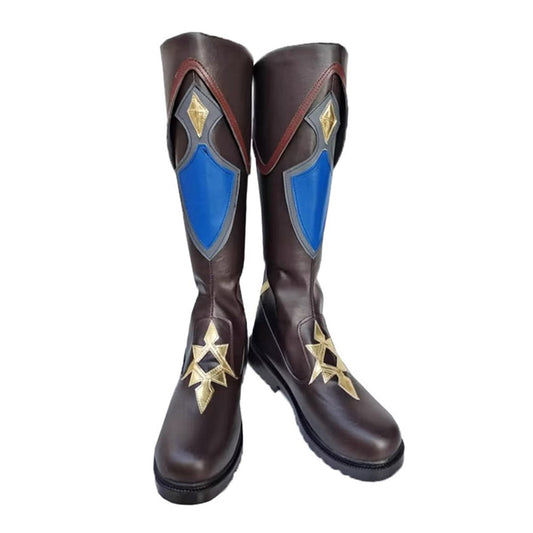 Game Genshin Impact Cosplay Kaeya Alberich Cosplay Shoes - Cosplay Shoes Boots