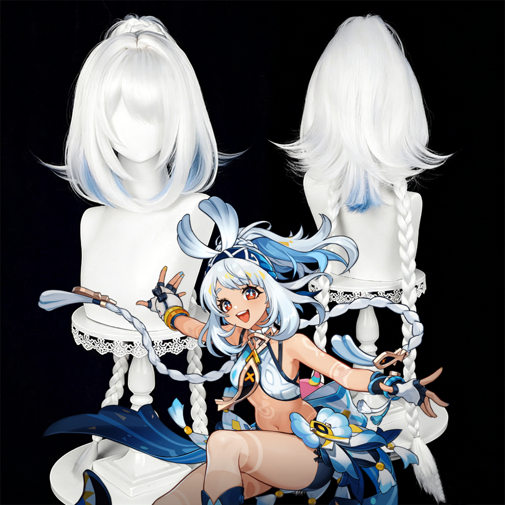 【In Stock】Game Genshin Impact Cosplay Mualani Cosplay Wig