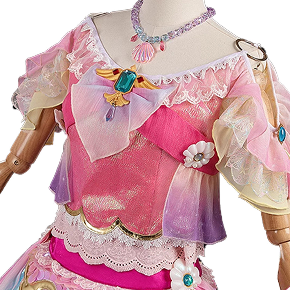 【Custom-Tailor】Anime Aikatsu! Cosplay Ichigo Hoshimiya Pisces Dress Cosplay Costume