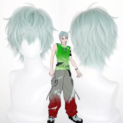 【In Stock】Anime Alien Stage Cosplay Till Cosplay Wig Mint Green Short Cosplay Wig - Wig Only - Cosplay Wigs