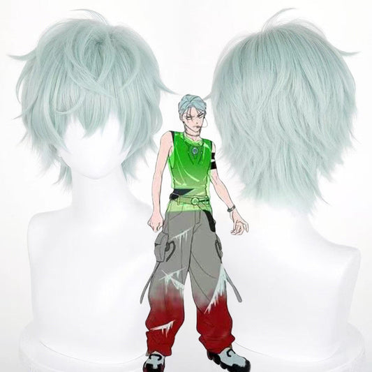【In Stock】Anime Alien Stage Cosplay Till Cosplay Wig Mint Green Short Cosplay Wig - Wig Only - Cosplay Wigs