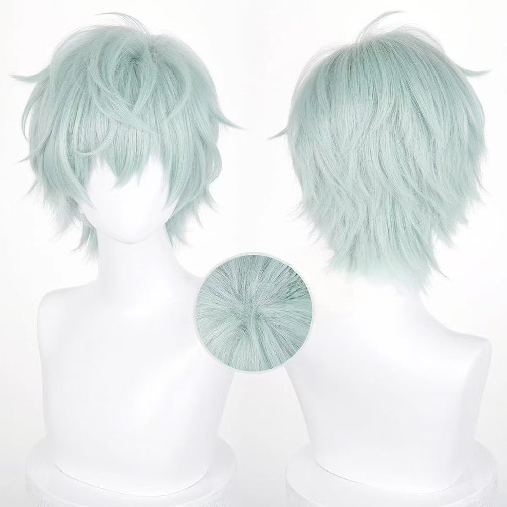 【In Stock】Anime Alien Stage Cosplay Till Cosplay Wig Mint Green Short Cosplay Wig - Wig Only - Cosplay Wigs