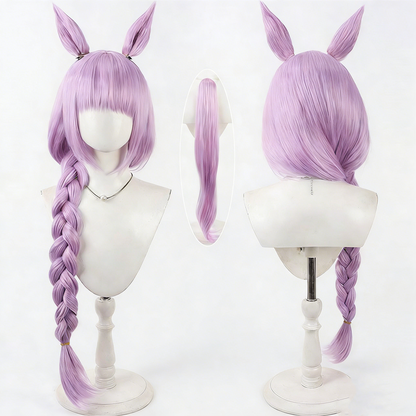 【In Stock】Game Umamusume:Pretty Derby Cosplay ムーンライトルナシー Moonlight Lunacy Cosplay Wig With Ears and Tail