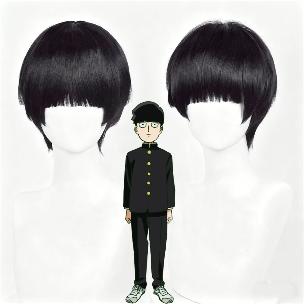 【In Stock】Anime Mob Psycho 100 Cosplay かげやましげお Shigeo Kageyama Cosplay Wig