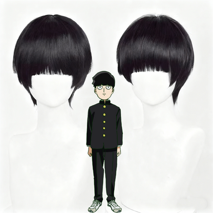 【In Stock】Anime Mob Psycho 100 Cosplay かげやましげお Shigeo Kageyama Cosplay Wig