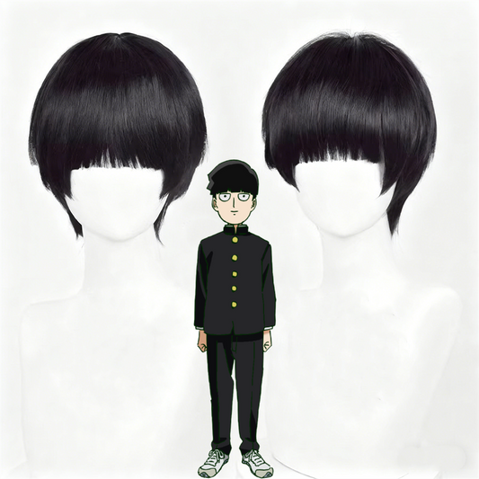 【In Stock】Anime Mob Psycho 100 Cosplay かげやましげお Shigeo Kageyama Cosplay Wig
