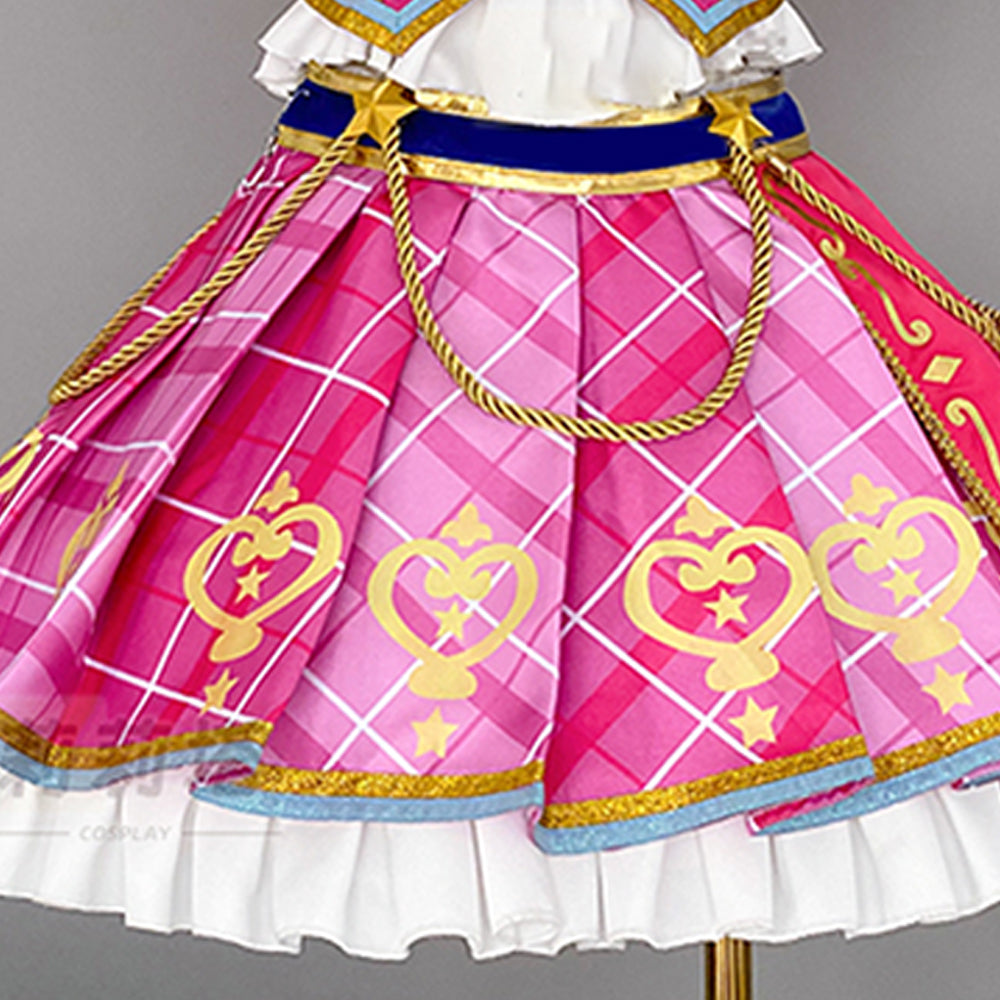 【In Stock】Anime Aikatsu! Cosplay Nijino Yume School Uniform Cosplay Costume