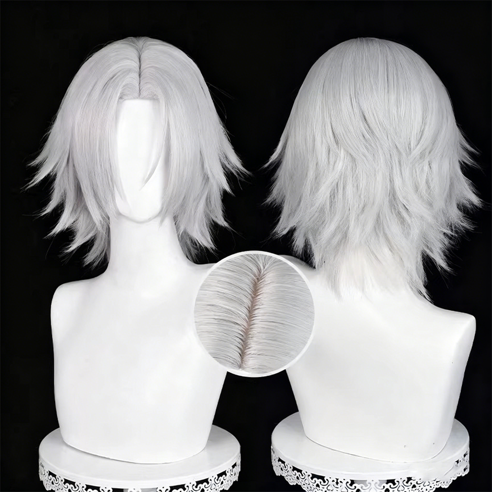 【In Stock】Anime ヒットマンREBORN! Katekyo Hitman Reborn! Cosplay Hayato Gokudera Cosplay Wig