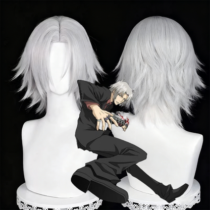 【In Stock】Anime ヒットマンREBORN! Katekyo Hitman Reborn! Cosplay Hayato Gokudera Cosplay Wig