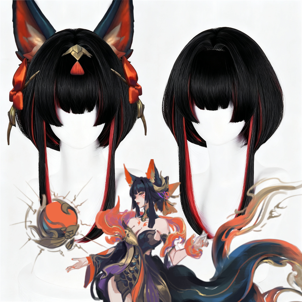 【In Stock】Game League of Legends Cosplay Spirit Blossom Springs Ahri Cosplay Wig