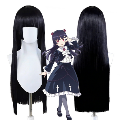 【In Stock】Anime Oreimo Cosplay Ruri Gokō Kuroneko Cosplay Wig