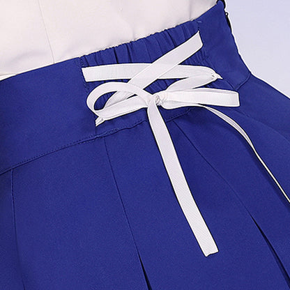 【Pre-Sale】Anime Aikatsu! Cosplay Summer School Uniform Cosplay Costume Premium Edition