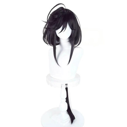 【In Stock】Anime The Ribbon Hero Cosplay Sapphire Knight Uniform Cosplay Wig Dark Style Hair
