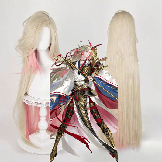 【In Stock】Game Ashes of the Kingdom Cosplay Zhang He Cosplay Wig