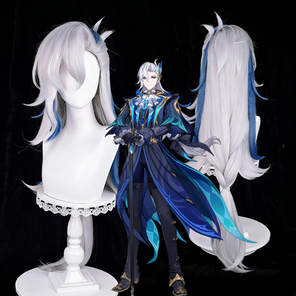 【In Stock】Game Genshin Impact Cosplay Neuvillette: Melusent Gift Cosplay Wig