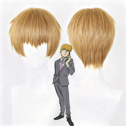 【In Stock】Anime Mob Psycho 100 Cosplay れいげんあらたか Arataka Reigen Cosplay Wig