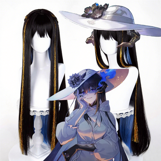 【In Stock】Game Honkai: Star Rail Cosplay Constance "The Dahlia" Cosplay Wig with Golden Hair