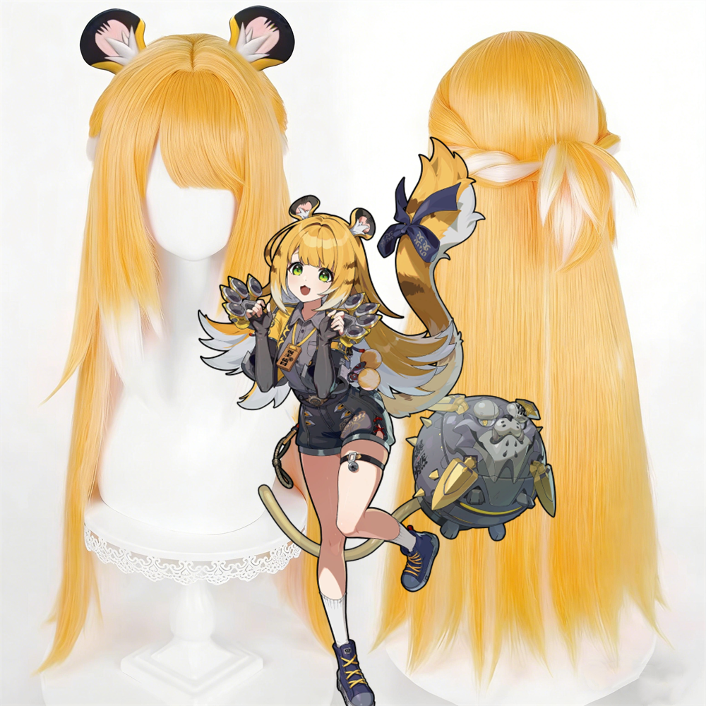 【In Stock】Game Zenless Zone Zero Cosplay Ju Fufu Cosplay Wig