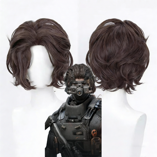 【In Stock】Game Delta Force Cosplay Elie·de·Montbel Cosplay Wig