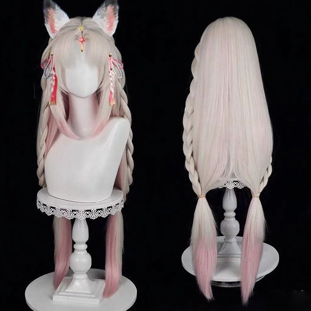 【In Stock】Game Naraka: Bladepoint Cosplay Kurumi Cosplay Wig