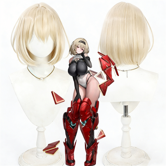 【In Stock】Game 승리의여신: 니케 Goddess of Victory: Nikke Cosplay Red Shoes Cosplay Wig