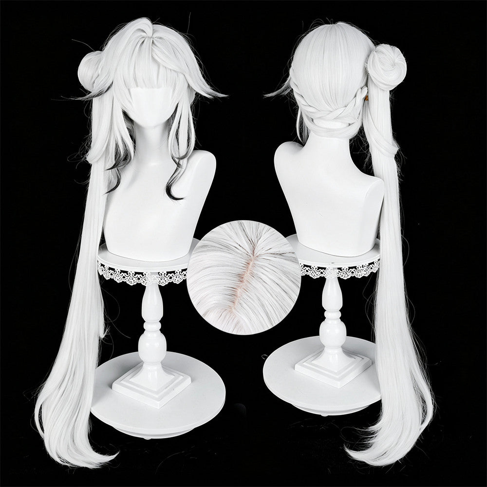 【In Stock】Game Wuthering Waves Cosplay The Moon Fox Hsin Cosplay Wig
