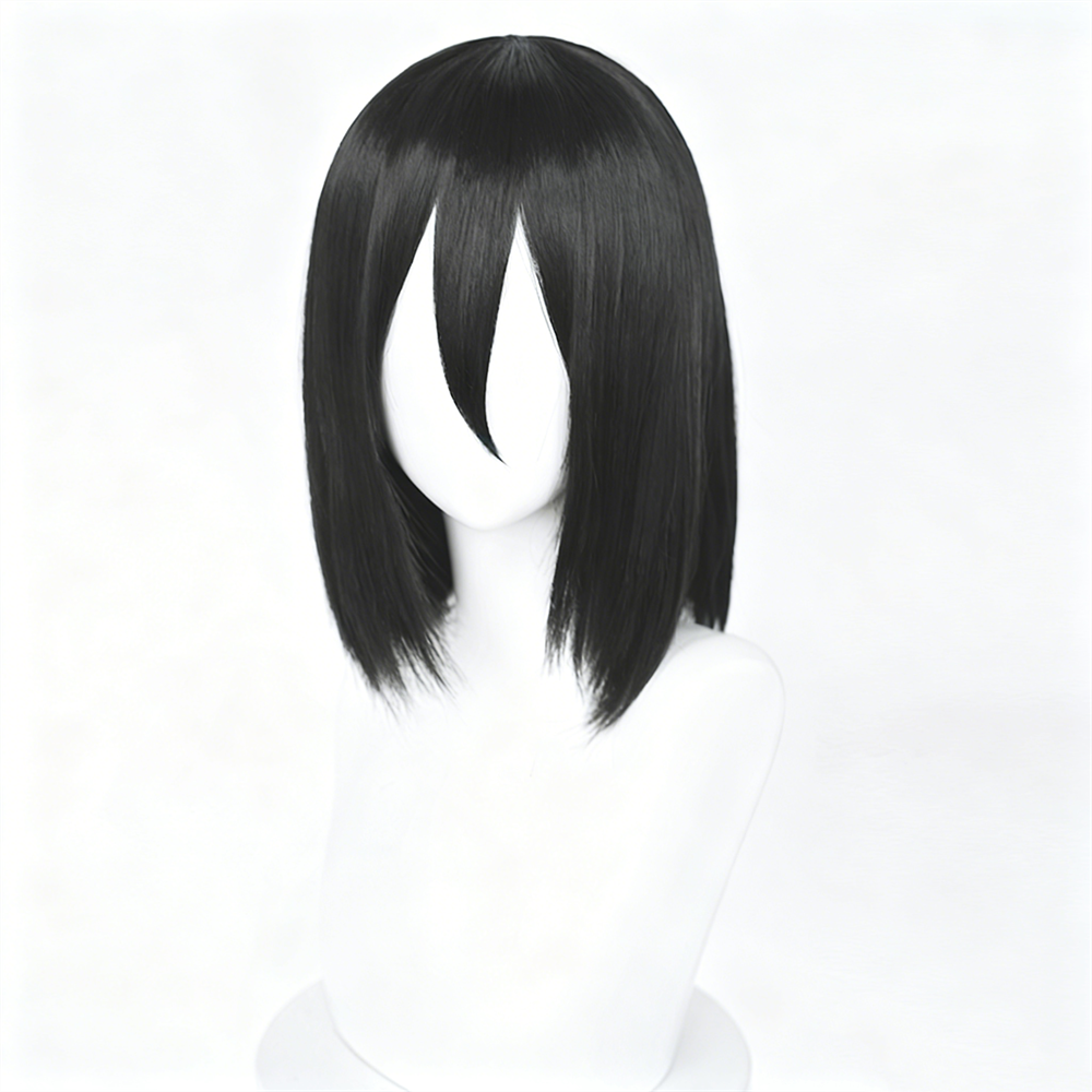 【In Stock】Anime Attack On Titan Cosplay エレン・イェーガー Eren Yeager ミカサ・アッカーマン Mikasa Ackerman Cosplay Wig