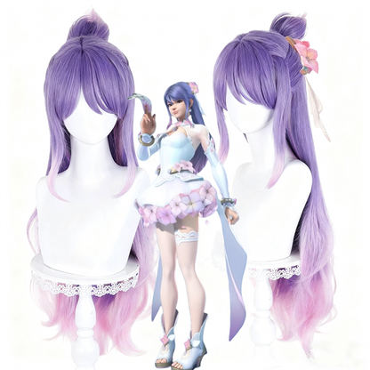 【In Stock】Game Overwatch2 Cosplay Kiriko Floral Wedding Cosplay Wig