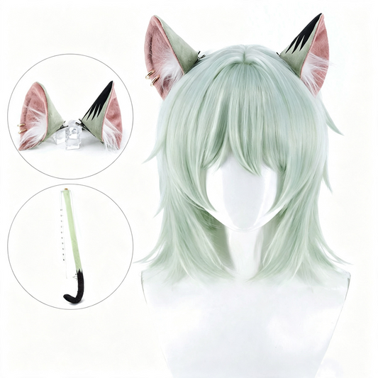 【In Stock】Anime Chainsmoker Cat Yani Neko ヤニねこ Cosplay Yaniko Sato Cosplay Wig