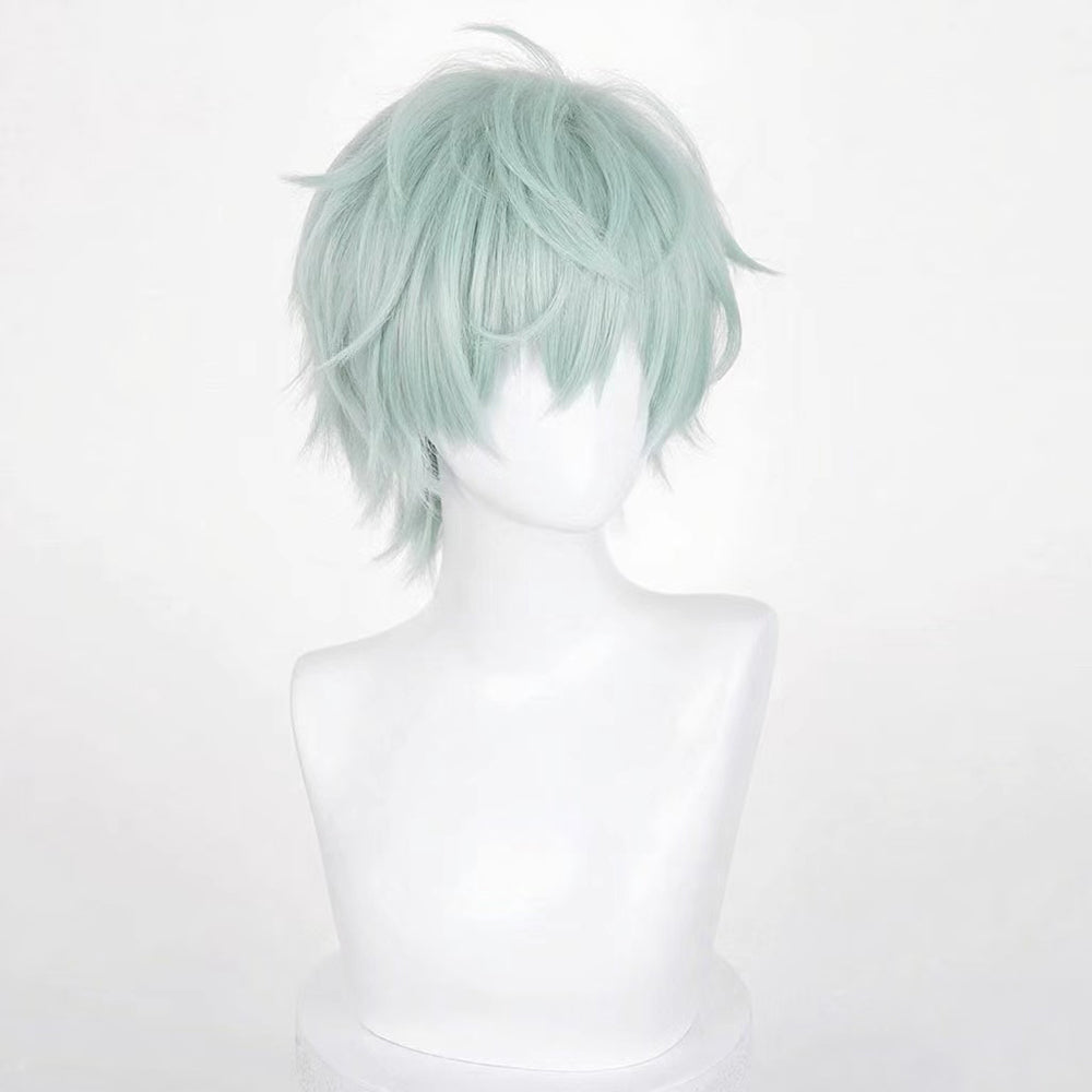 【In Stock】Anime Alien Stage Cosplay Till Cosplay Wig Mint Green Short Cosplay Wig - Wig Only - Cosplay Wigs