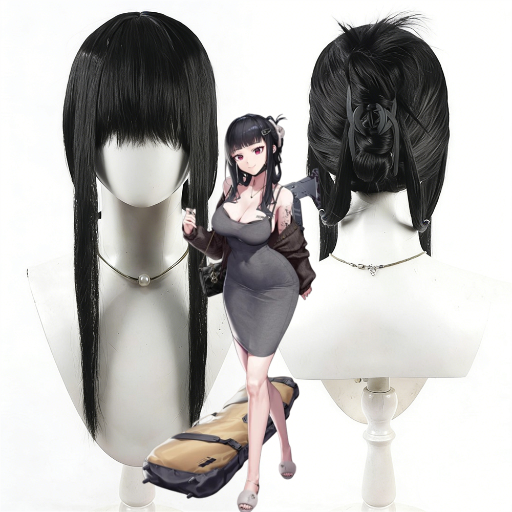 【In Stock】Game 승리의여신: 니케 Goddess of Victory: Nikke Cosplay D : 킬러 와이프 D：キラーワイフ D: Killer Wife Cosplay Wig