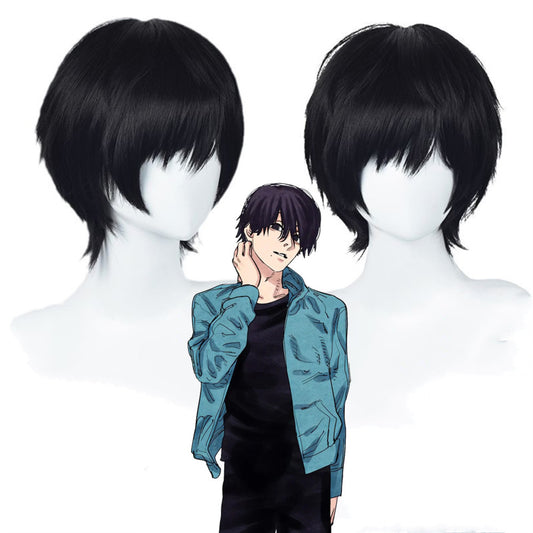 【In Stock】Anime Chainsaw Man Cosplay Hirofumi Yoshida Cosplay Wig