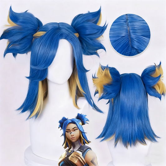 【In Stock】Game Valorant Cosplay Neon Cosplay Wig
