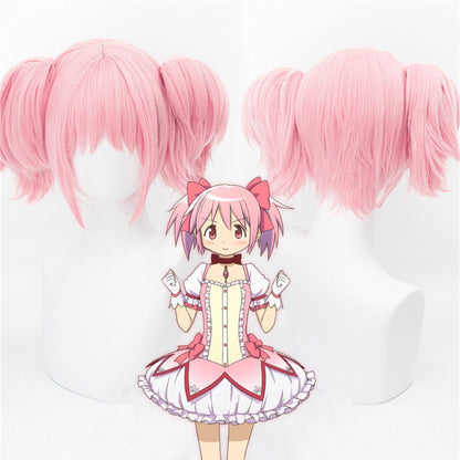 【In Stock】Anime Puella Magi Madoka Magica Cosplay Madoka Kaname Cosplay Wig